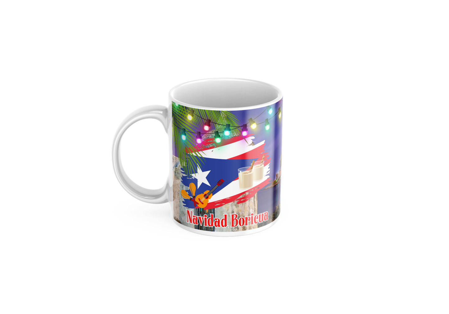 Taza Navidad Boricua